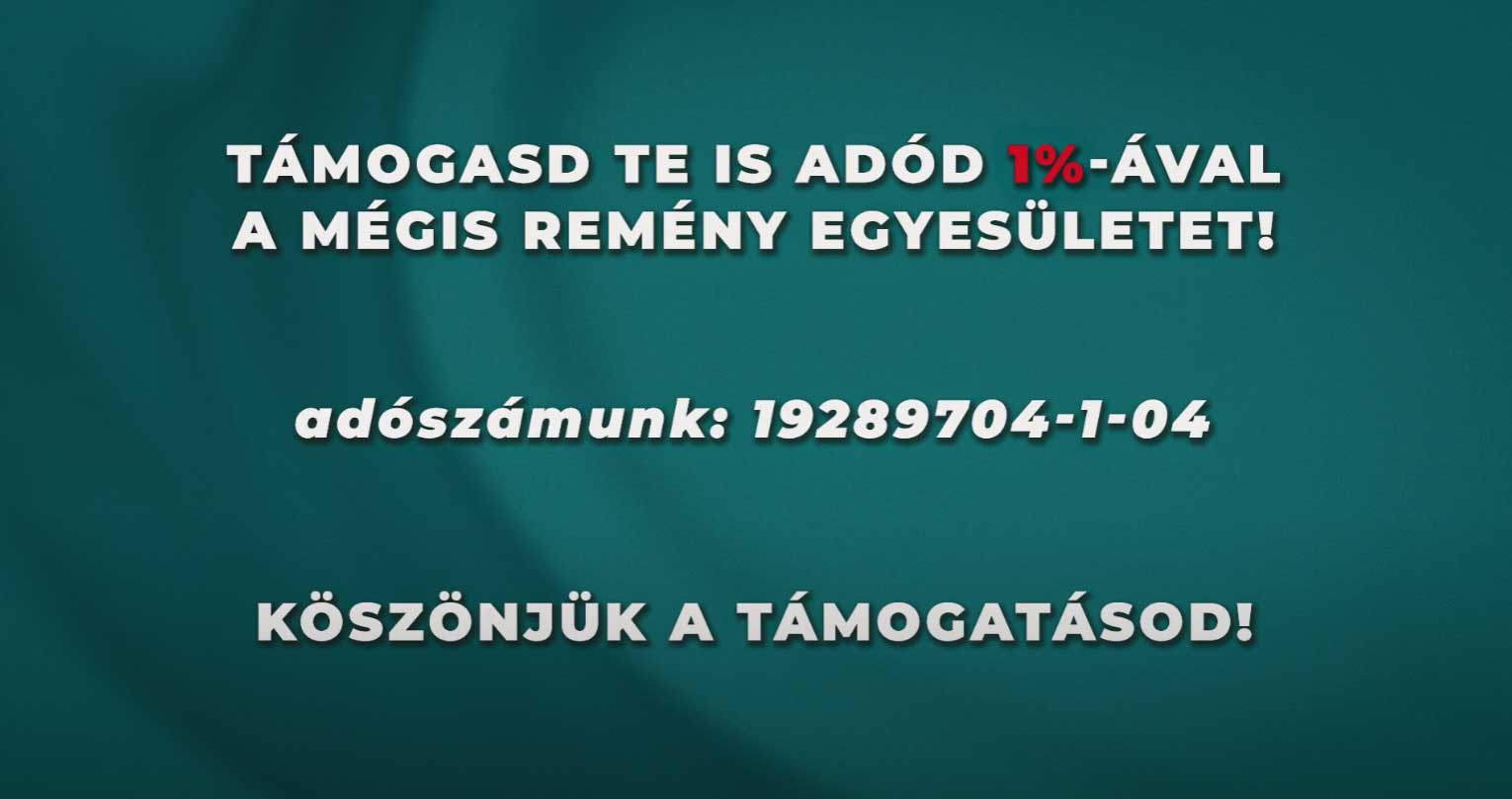 Adó 1% - Mégis Remény Egyesület